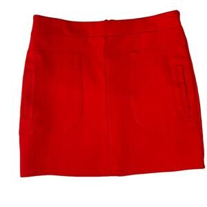 Forever 21 Vibrant Red Skirt Size 29